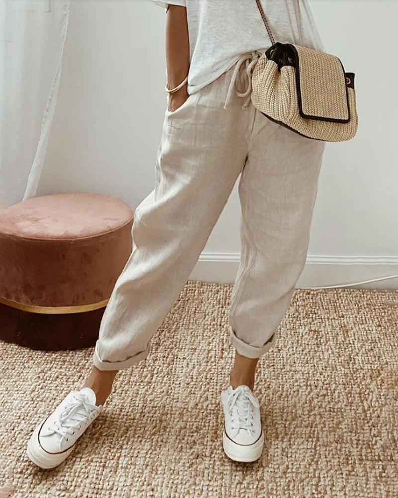 Vola I Stylish Linen Trousers