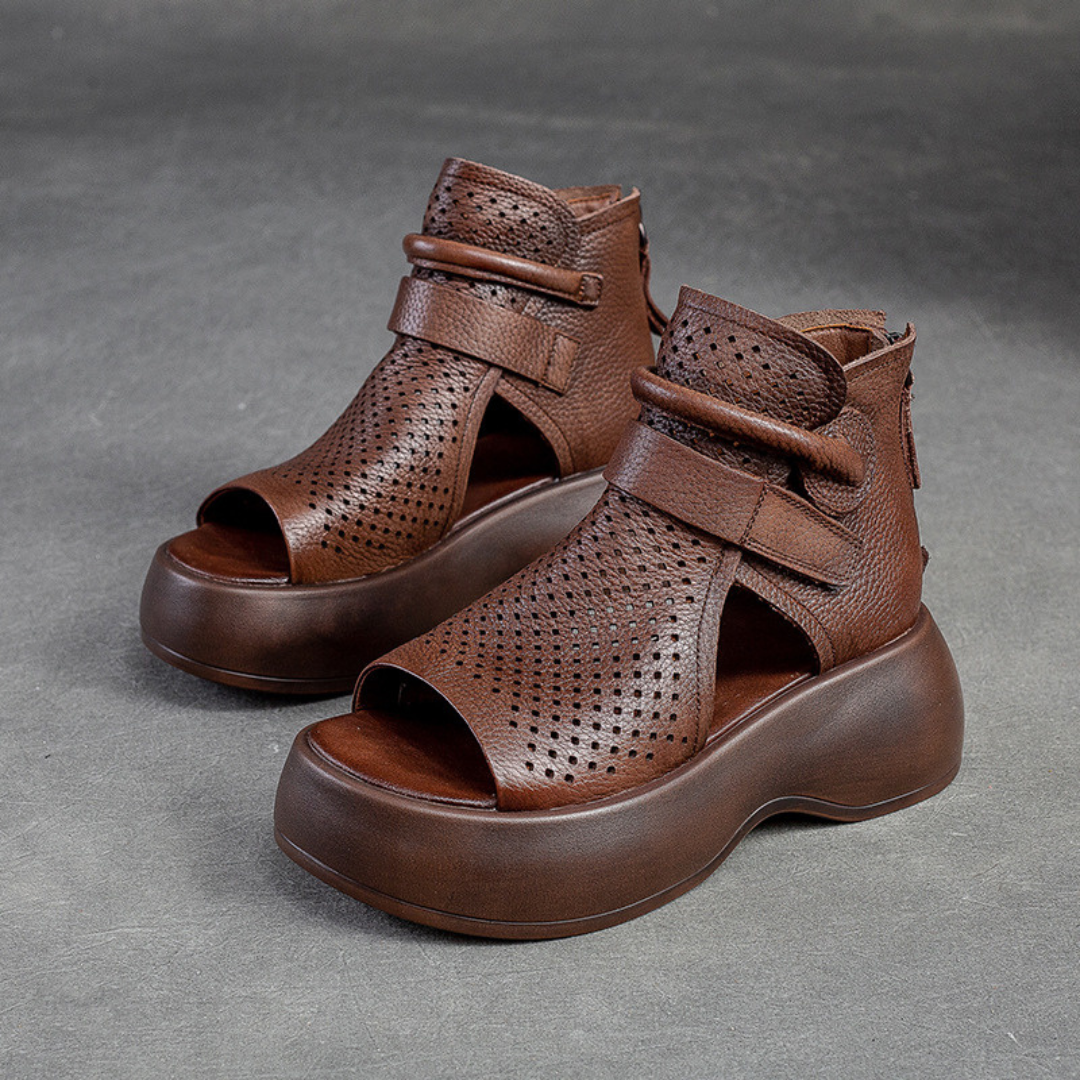 Janice™ - Orthopedic Leather Sandals