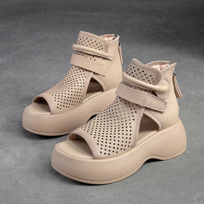 Janice™ - Orthopedic Leather Sandals