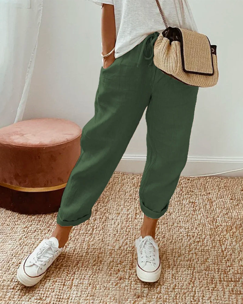 Vola I Stylish Linen Trousers