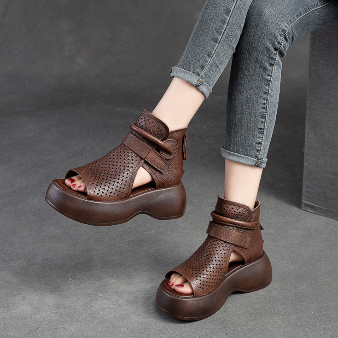 Janice™ - Orthopedic Leather Sandals