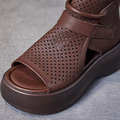 Janice™ - Orthopedic Leather Sandals